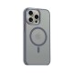 Movenchy iPhone 15 Pro Kılıf Radyant Magsafe Kapak - Titan Gri