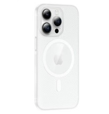 Movenchy iPhone 14 Pro Kılıf PP Magsafe Kapak - Beyaz