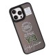 Movenchy iPhone 15 Pro Terra Desenli Kapak - Siyah - 1