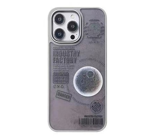 Movenchy iPhone 15 Pro Terra Desenli Kapak - Siyah - 2 Movenchy iPhone 15 Pro Terra Desenli Kapak - Siyah - 2