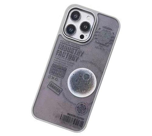 Movenchy iPhone 15 Pro Terra Desenli Kapak - Siyah - 2 Movenchy iPhone 15 Pro Terra Desenli Kapak - Siyah - 2