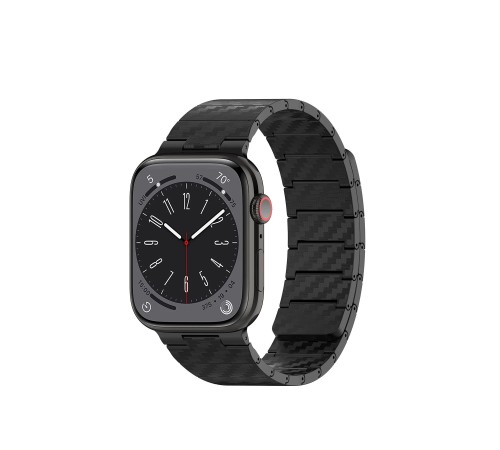 Movenchy Watch 45mm Carbon Steel Kordon - Siyah Movenchy Watch 45mm Carbon Steel Kordon - Siyah