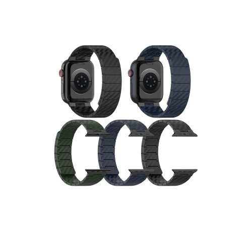 Movenchy Watch 45mm Carbon Steel Kordon - Lacivert Movenchy Watch 45mm Carbon Steel Kordon - Lacivert