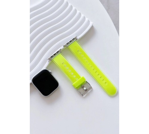 Watch 45mm Jelly Silikon Kordon - Yeşil Watch 45mm Jelly Silikon Kordon - Yeşil