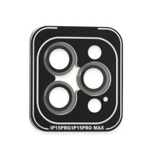 iPhone 15 Pro Max PVD Metal Kamera Lens - Gri