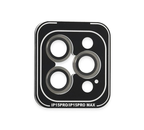 iPhone 15 Pro Max PVD Metal Kamera Lens - Gri iPhone 15 Pro Max PVD Metal Kamera Lens - Gri