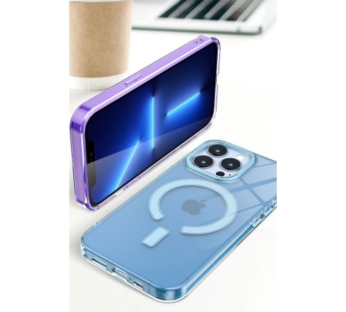 iPhone 13 Pro Kılıf Troy Magsafe Kapak - Mor iPhone 13 Pro Kılıf Troy Magsafe Kapak - Mor