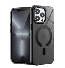 iPhone 14 Pro Max Kılıf Troy Magsafe Kapak - Siyah