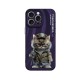 iPhone 14 Pro Kılıf Crew Desenli Kapak - Kedi - 2