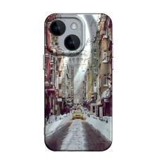 iPhone 15 Kılıf Crew Desenli Kapak - Galata Kulesi