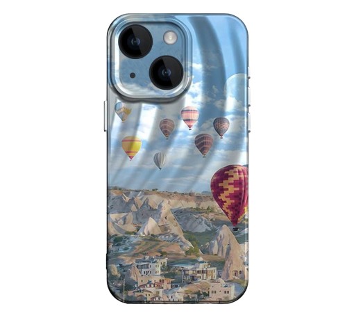 iPhone 15 Kılıf Crew Desenli Kapak - Kapadokya