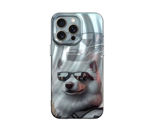 iPhone 15 Pro Max Kılıf Crew Desenli Kapak - Köpek iPhone 15 Pro Max Kılıf Crew Desenli Kapak - Köpek