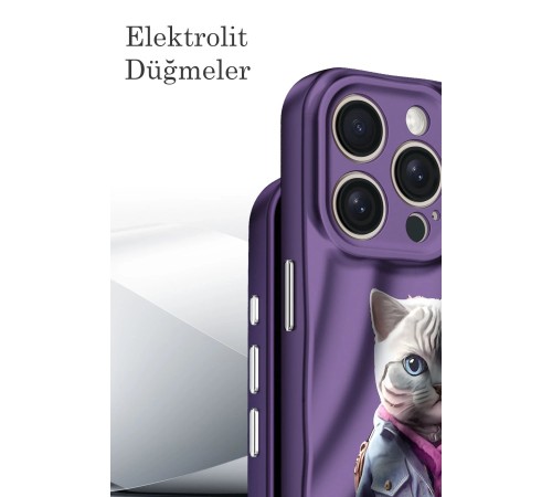 iPhone 15 Pro Max Kılıf Crew Desenli Kapak - Köpek iPhone 15 Pro Max Kılıf Crew Desenli Kapak - Köpek