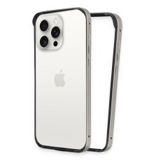 iPhone 15 Pro Max Land Bumper Koruma Kapak - Titan Gri