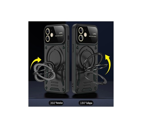 iPhone 11 Kılıf Joy Lens Standlı Kapak - Lacivert iPhone 11 Kılıf Joy Lens Standlı Kapak - Lacivert