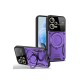 Xiaomi Redmi Note 12 Pro 5G Kılıf Joy Lens Standlı Kapak - Mor