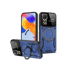 Xiaomi Redmi Note 12 Pro 4G Kılıf Joy Lens Standlı Kapak - Lacivert