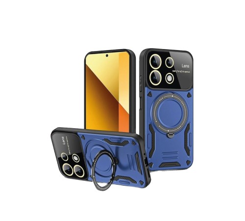 Xiaomi Redmi Note 13 4G Kılıf Joy Lens Standlı Kapak - Lacivert Xiaomi Redmi Note 13 4G Kılıf Joy Lens Standlı Kapak - Lacivert