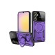 Samsung Galaxy A34 5G Kılıf Joy Lens Standlı Kapak - Mor
