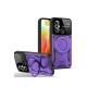 Xiaomi Redmi 12C Kılıf Joy Lens Standlı Kapak - Mor