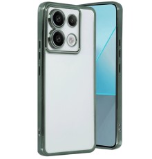 Xiaomi Poco X6 Kılıf Razer Lensli Silikon - Yeşil