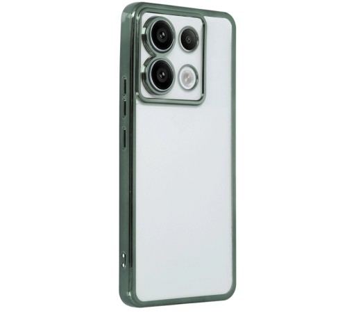 Xiaomi Poco X6 Kılıf Razer Lensli Silikon - Yeşil Xiaomi Poco X6 Kılıf Razer Lensli Silikon - Yeşil