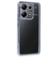 Xiaomi Poco X6 Kılıf Razer Lensli Silikon - Açık Mavi