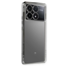 Xiaomi Poco X6 Pro Kılıf Razer Lensli Silikon - Gümüş