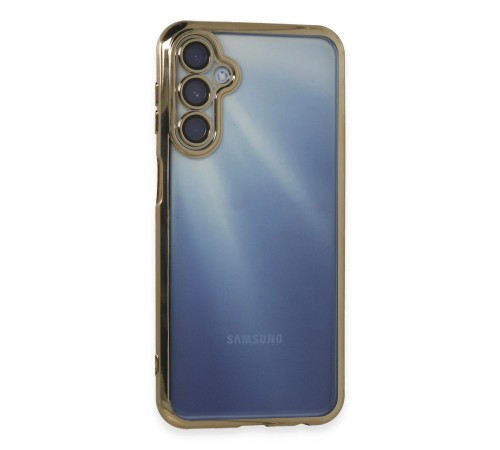 Samsung Galaxy A15 4G Kılıf Razer Lensli Silikon - Gold Samsung Galaxy A15 4G Kılıf Razer Lensli Silikon - Gold
