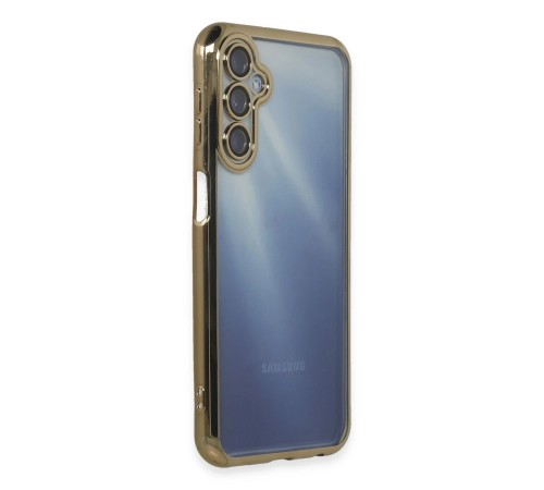 Samsung Galaxy A15 4G Kılıf Razer Lensli Silikon - Gold Samsung Galaxy A15 4G Kılıf Razer Lensli Silikon - Gold