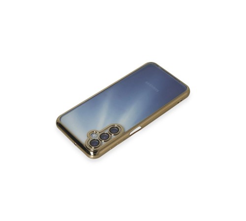 Samsung Galaxy A15 4G Kılıf Razer Lensli Silikon - Gold Samsung Galaxy A15 4G Kılıf Razer Lensli Silikon - Gold
