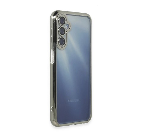 Samsung Galaxy A35 5G Kılıf Razer Lensli Silikon - Gümüş Samsung Galaxy A35 5G Kılıf Razer Lensli Silikon - Gümüş