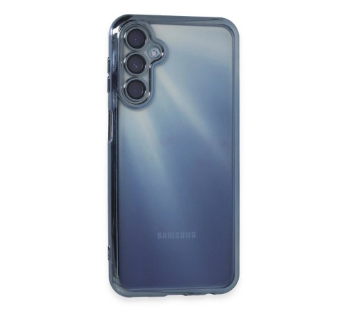 Samsung Galaxy A35 5G Kılıf Razer Lensli Silikon - Sierra Blue Samsung Galaxy A35 5G Kılıf Razer Lensli Silikon - Sierra Blue