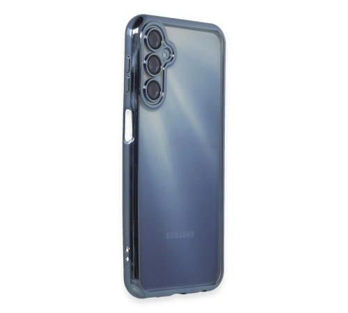 Samsung Galaxy A35 5G Kılıf Razer Lensli Silikon - Sierra Blue Samsung Galaxy A35 5G Kılıf Razer Lensli Silikon - Sierra Blue