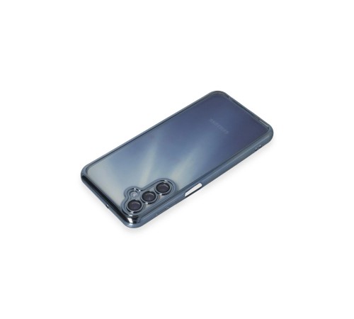 Samsung Galaxy A35 5G Kılıf Razer Lensli Silikon - Sierra Blue Samsung Galaxy A35 5G Kılıf Razer Lensli Silikon - Sierra Blue
