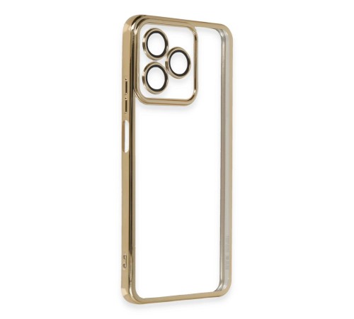 Xiaomi Redmi 13 4G Kılıf Razer Lensli Silikon - Gold Xiaomi Redmi 13 4G Kılıf Razer Lensli Silikon - Gold