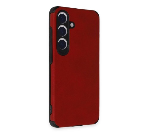 Samsung Galaxy S24 Kılıf Loop Deri Silikon - Kırmızı Samsung Galaxy S24 Kılıf Loop Deri Silikon - Kırmızı