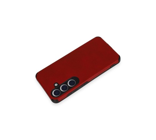 Samsung Galaxy S24 Kılıf Loop Deri Silikon - Kırmızı Samsung Galaxy S24 Kılıf Loop Deri Silikon - Kırmızı