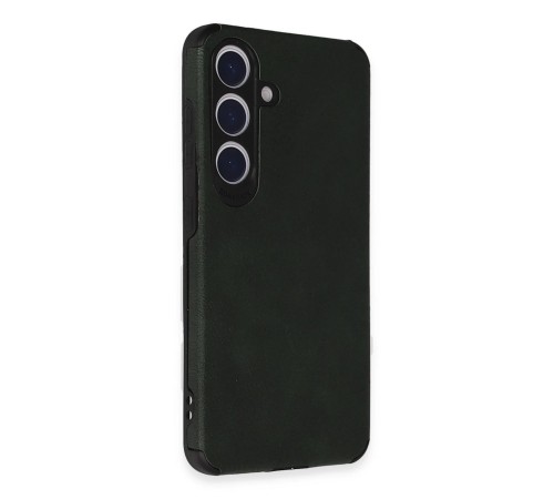 Samsung Galaxy S24 Kılıf Loop Deri Silikon - Yeşil Samsung Galaxy S24 Kılıf Loop Deri Silikon - Yeşil