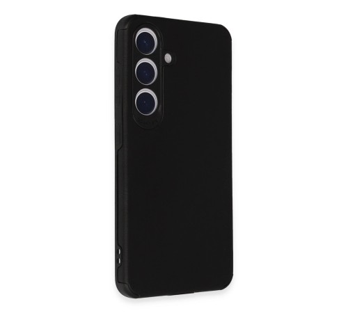 Samsung Galaxy S24 Plus Kılıf Loop Deri Silikon - Siyah Samsung Galaxy S24 Plus Kılıf Loop Deri Silikon - Siyah