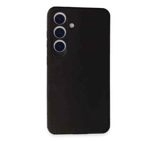 Samsung Galaxy S24 Plus Kılıf Loop Deri Silikon - Siyah Samsung Galaxy S24 Plus Kılıf Loop Deri Silikon - Siyah