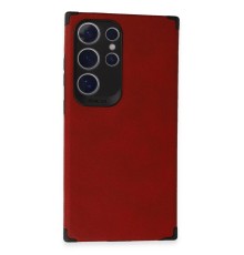 Samsung Galaxy S24 Ultra Kılıf Loop Deri Silikon - Kırmızı