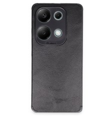 Xiaomi Redmi Note 13 4G Kılıf Loop Deri Silikon - Siyah