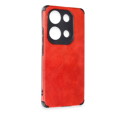 Xiaomi Redmi Note 13 4G Kılıf Loop Deri Silikon - Kırmızı Xiaomi Redmi Note 13 4G Kılıf Loop Deri Silikon - Kırmızı