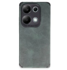Xiaomi Redmi Note 13 4G Kılıf Loop Deri Silikon - Yeşil