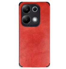 Xiaomi Redmi Note 13 Pro 4G Kılıf Loop Deri Silikon - Kırmızı