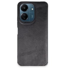 Xiaomi Redmi 13C Kılıf Loop Deri Silikon - Siyah
