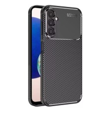 Samsung Galaxy A05S Kılıf Auto Focus Karbon Kapak - Siyah