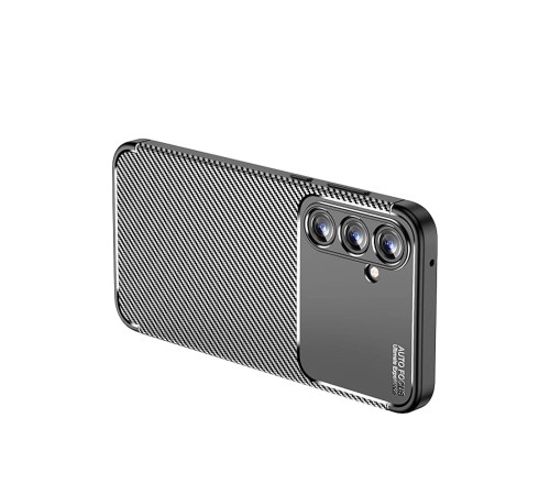 Samsung Galaxy A15 4G Kılıf Auto Focus Karbon Kapak - Siyah Samsung Galaxy A15 4G Kılıf Auto Focus Karbon Kapak - Siyah