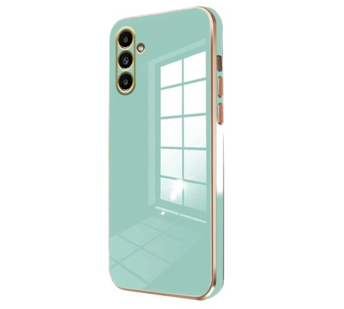 Samsung Galaxy A25 5G Kılıf Volet Silikon - Açık Yeşil Samsung Galaxy A25 5G Kılıf Volet Silikon - Açık Yeşil